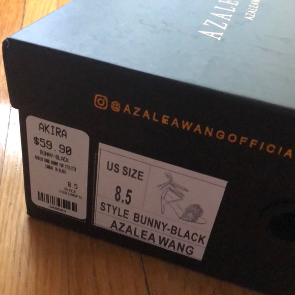 AZALEA WANG bunny fur stiletto - Picture 7 of 7